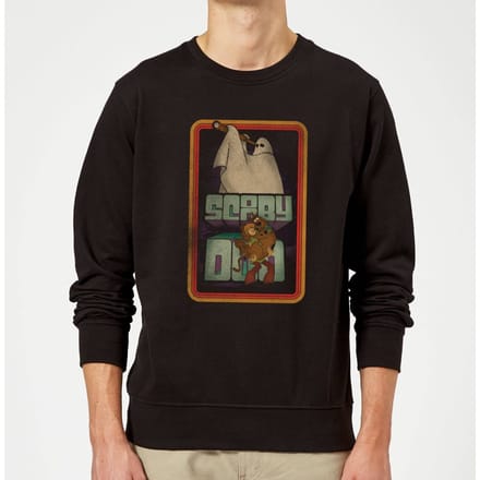 Scooby Doo Retro Ghostie Sweatshirt - Black - L