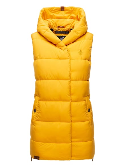 Navahoo dames lange gewatteerde bodywarmer Madilynaa – Warm & Comfortabel