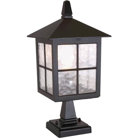 Elstead Lighting Mini LED Tuin Pilaar Winchester | 1X E27 Max 60W | IP44 (Outdoor) | Black
