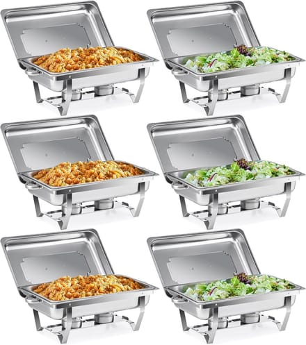 Buffetwarmer - Opwarmapparaat met Kookplaatfunctie - - warm serveren