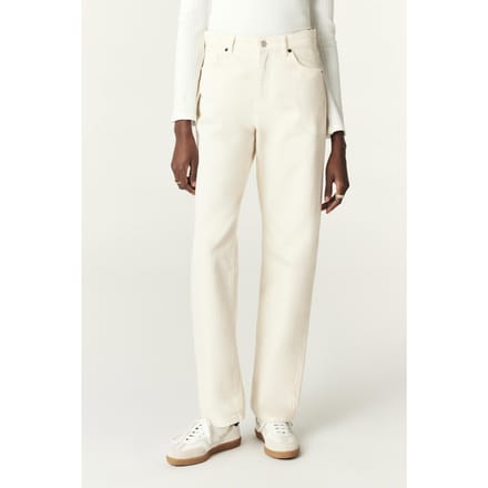 BA&SH Pantalon Erell Ecru Maat: 40 | Straight Broeken Outlet | Dames | Ecru