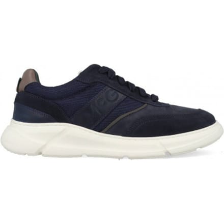 McGregor Heren Sneakers - Blauw - Lage Sneakers - Leer - Veters