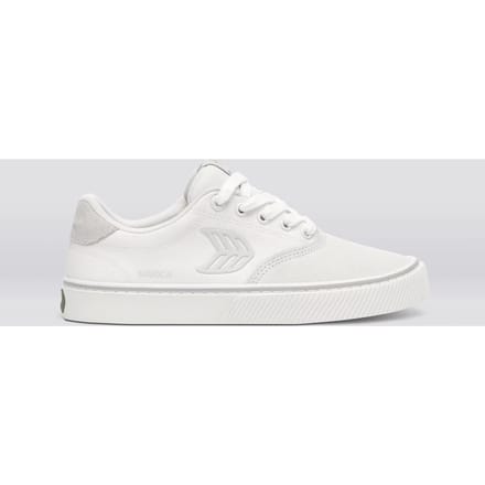 Cariuma Naioca Pro Suede And Canvas Stripe Smoke White Taglia: 40.5 | Sneakers Outlet | Unisex | Bianco