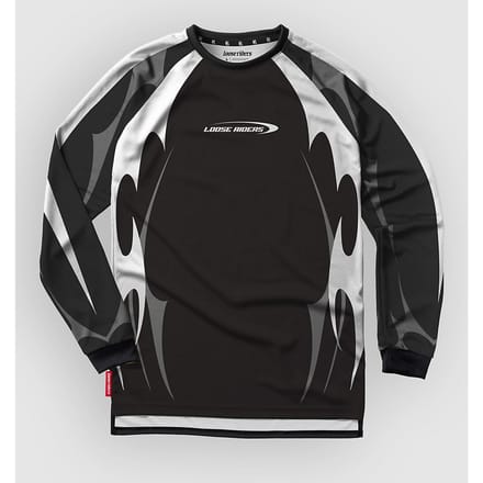 Loose Riders Phase Long Sleeve Jersey zwart