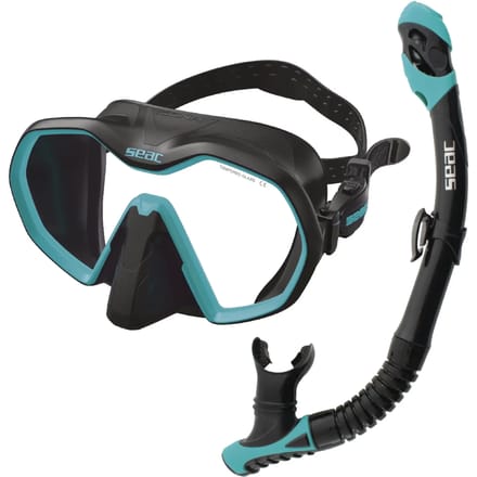 Seacsub Icona&reverse Dry Snorkelset Zwart