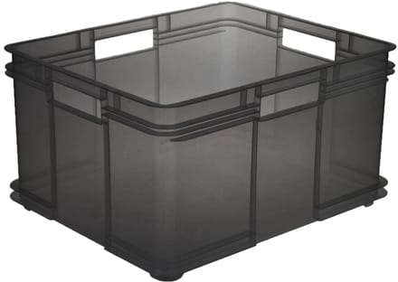 Grote opbergdoos 'bruno', 54 liter, grijs