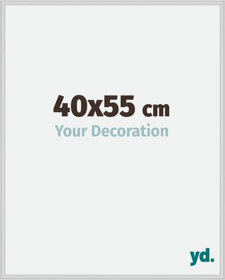 Your Decoration - Fotolijst 40x55 cm - Aluminium - Zilver Mat - Miami