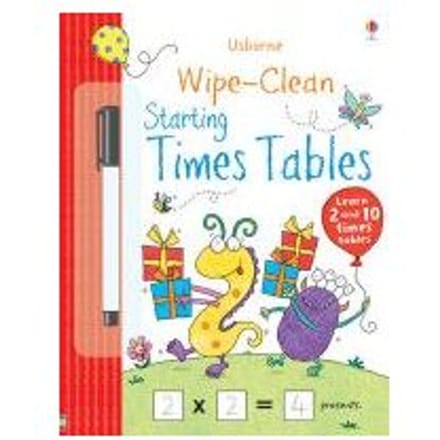 Wipe-Clean Starting Times Tables - Jessica Greenwell