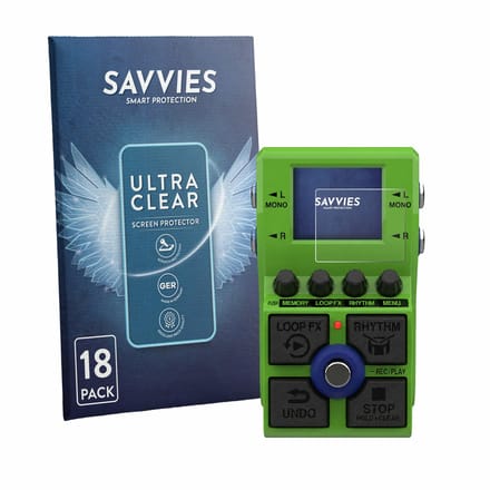 Savvies - Screenprotector voor Zoom MS-90LP Plus - Folie Beschermfolie transparant 18 Stuks