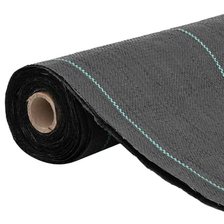 vidaXL - Worteldoek - 0,5x10 - m - polypropeen - zwart