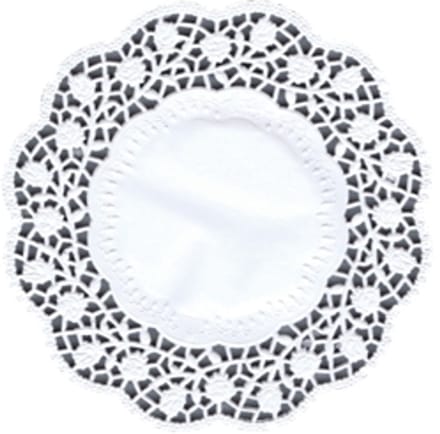 20x 100 Druppelvangers rond Ø 15 cm wit