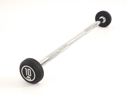 Muscle Power Vaste Halterstang Rubber - 10 kg