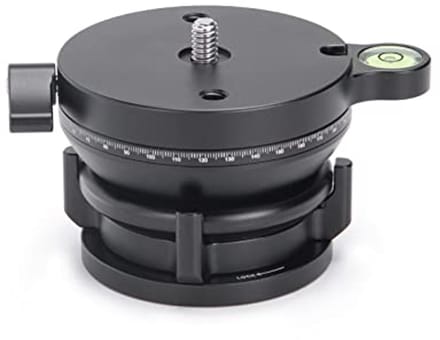 360° Panoramische Nivellering Base Statief Hoofd met 22 lbs Draagvermogen