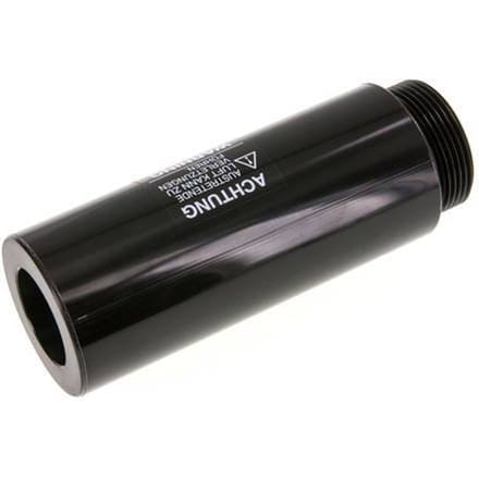 G1-1/2'' Aluminium Free-Flow Geluidsdemper Pneumatiek
