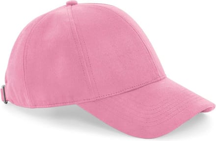 Suede Panel Cap ‘Beechfield’ Pink One Size