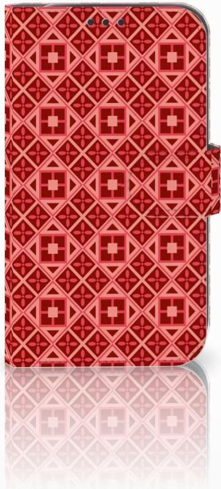 Samsung Galaxy Xcover 4 | Xcover 4s Telefoon Hoesje Batik Rood
