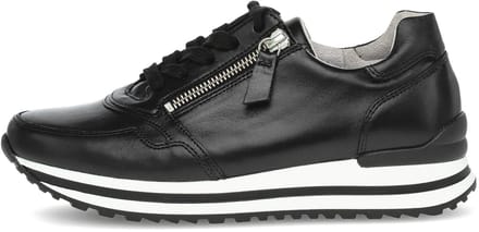 Gabor 528 Sneakers - Leer - Dames - Zwart