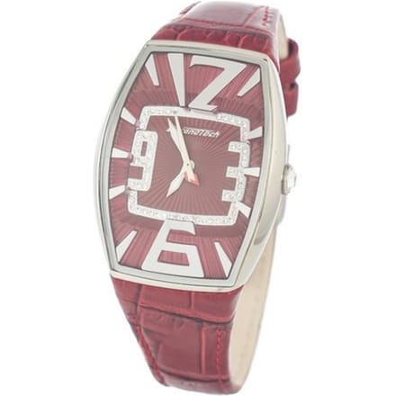 Zegarek CHRONOTECH CT7019LS-08. Kwarcowy, Kolor czerwony. Kobieta.