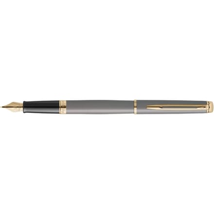 Waterman Hémisphère Fountain Pen | Stone Grey (The Understated Edit Collection) | Fine Nib with Blue Ink | Gift Box