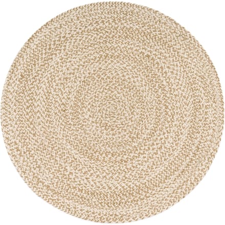 Jutekleed Vibora beige 200 cm rond