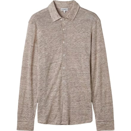 Shirt van linnen jersey met lange mouwen The Resort Co