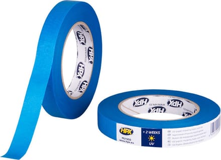 Masking tape UV - blauw 19mm x 50m
