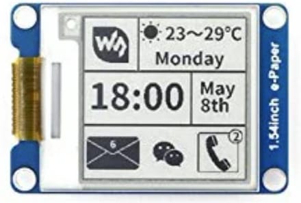 OTRONIC® 1.54inch E-Ink Display SPI