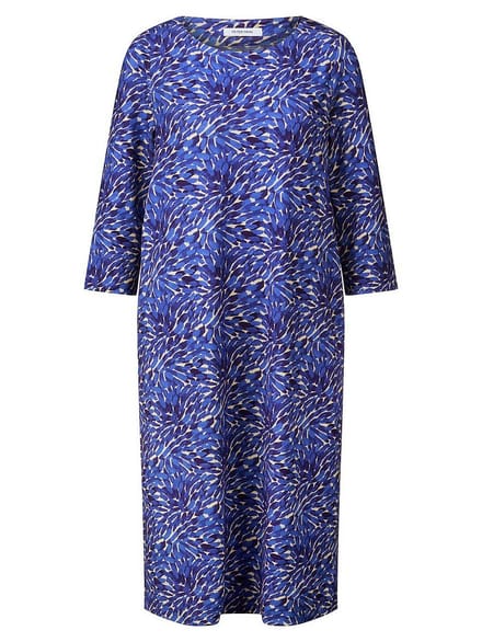 Jersey jurk Van Peter Hahn blauw