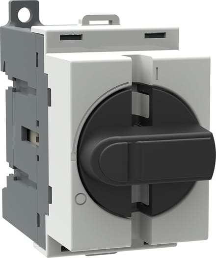 ABB OT40M3 3-Pool Schakelaar Ontkoppelaar 40A DIN Rail Bevestiging - 1SCA022497R0490