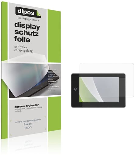 dipos – 2x Matte Beschermfolie geschikt voor Balearis PRO 3 | Krasbestendige & antireflecterende Screenprotector Ultra-Thin