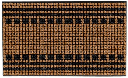 Natuurlijke Deurmat met Decoratief Motief – 45x75 cm