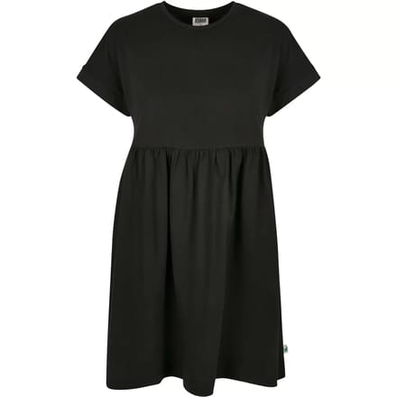 Urban Classics Organic Empire Valance Tee Dames Korte jurk - zwart - M