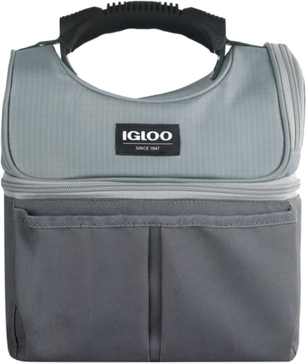 Igloo - Gripper 22 Koeltas – Castle Rock (Grijs) - koeltas voor onderweg, lunch, picknick