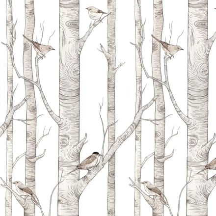 Baby behang Dekornik Birch Forest