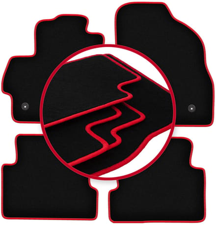 CARLUX-RED automatten voor: Mazda 3 II BL hatchback, sedan (2008-2013)