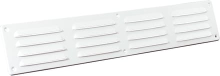 Nedco aluminium schoepenrooster - 50x9cm - wit