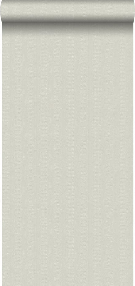 Origin Wallcoverings behang geweven visgraat-motief celadon groen - 53 cm x 10.05 m - 347657