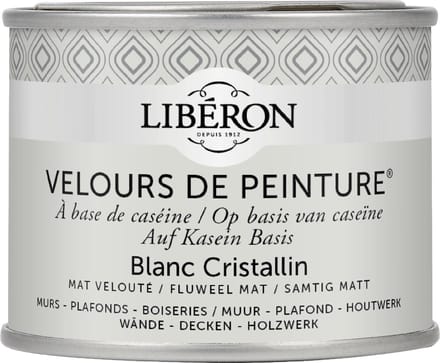 Liberon Velours De Peinture Muurverf - Mat - Blanc Cristallin - 0,125l