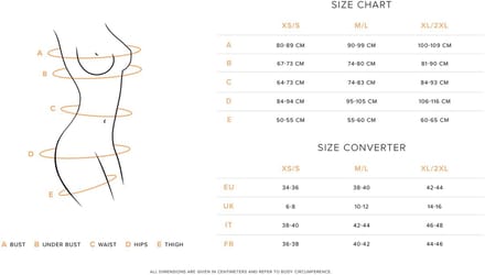 Obsessive - Novenes Korset en string - Zwart