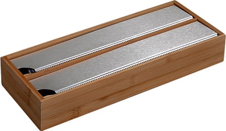 Foliedispenser, donker bamboe, FSC®, voor 2 rollen