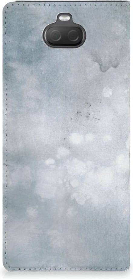 Bookcase Sony Xperia 10 Plus Painting Grey