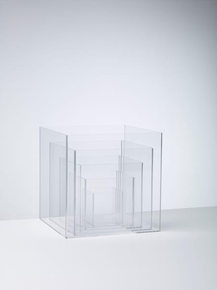 Set van 5 plexi kubussen 25cm/20cm/15cm/12,5cm/10cm