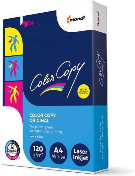 Kopieerpapier Color Copy 120gr A4 7x250vel = 1750vel
