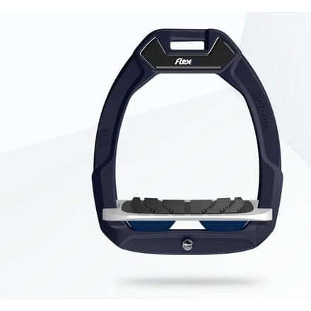 Veiligheids stijgbeugels met hellend grip Bruin/Grijs/Marine Flex-On Safe-On