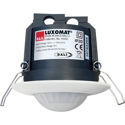 Beg Pd2N-M-Daco Dali-2 Aanwezigheidsdetectie 10M Wit Ip20 - 93452 - E3YNR
