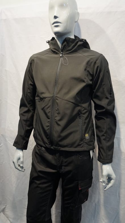 Dames softshell jas, jack | Zwart maat 48