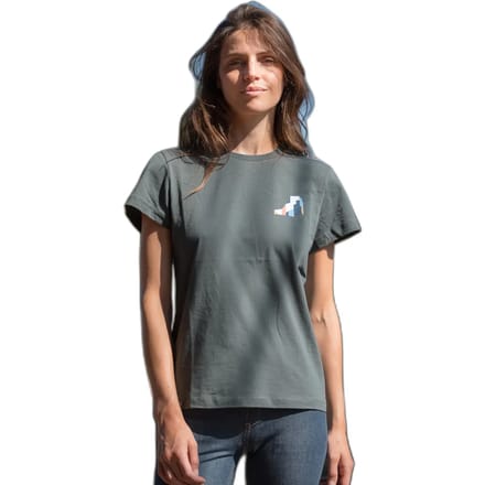 Dames-T-shirt Snap Climbing Heart Dietrich