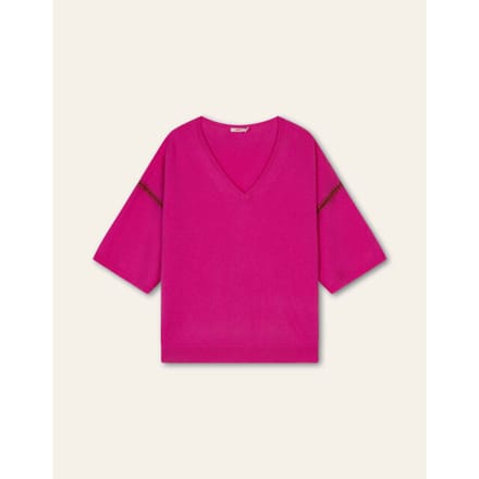 Oilily Kiran Gebreide Top- maatS Beetroot Paars