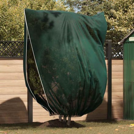 vidaXL Vorstbescherming Plantenfleece Covers Groen 2,4 x 2 m