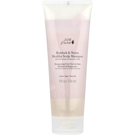 100% Puur, Klis & Neem Gezond Hoofdhuid Shampoo, 236ml(8 fl oz) white